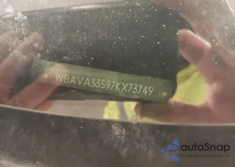 2007 BMW 328I z USA, uszkodzony, nr VIN WBAVA33597KX73749